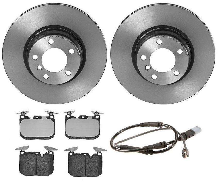 Brembo Brake Pads and Rotors Kit - Front (330mm) (Low-Met)